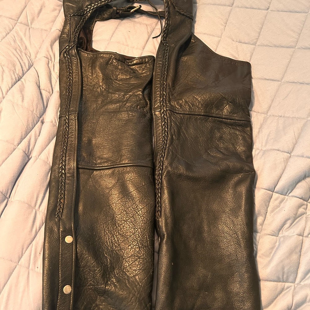 Leather Riding chaps - Picture 2 of 5